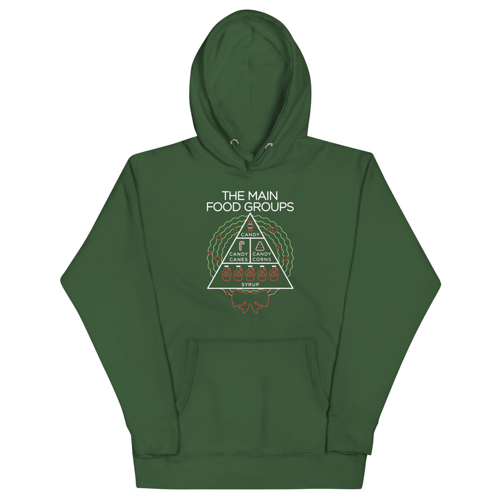 The Main Food Groups Unisex Hoodie product image 3