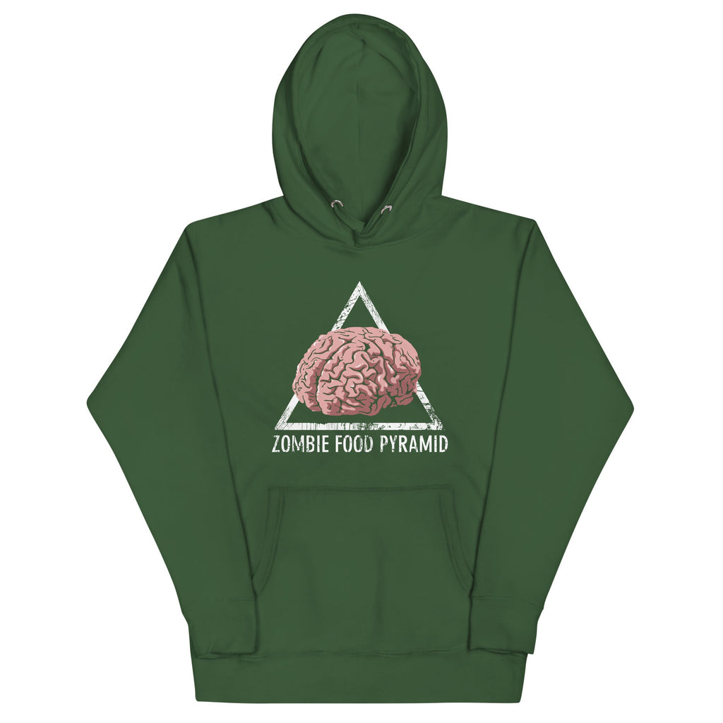 Zombie Food Pyramid Unisex Hoodie product image 6