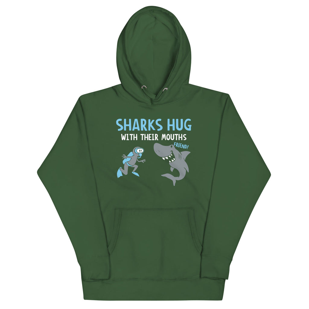 Sharks Hug With Their Mouths Unisex Hoodie product image 5
