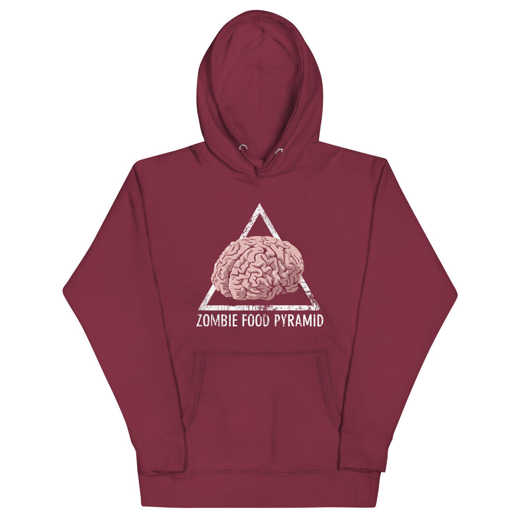 Zombie Food Pyramid Unisex Hoodie product image 3