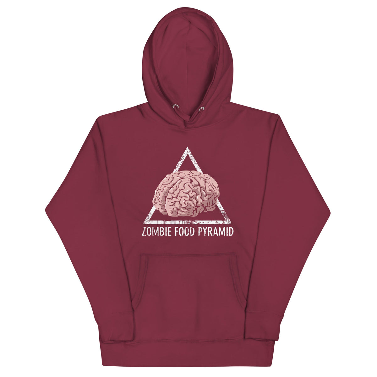 Zombie Food Pyramid Unisex Hoodie product image 3