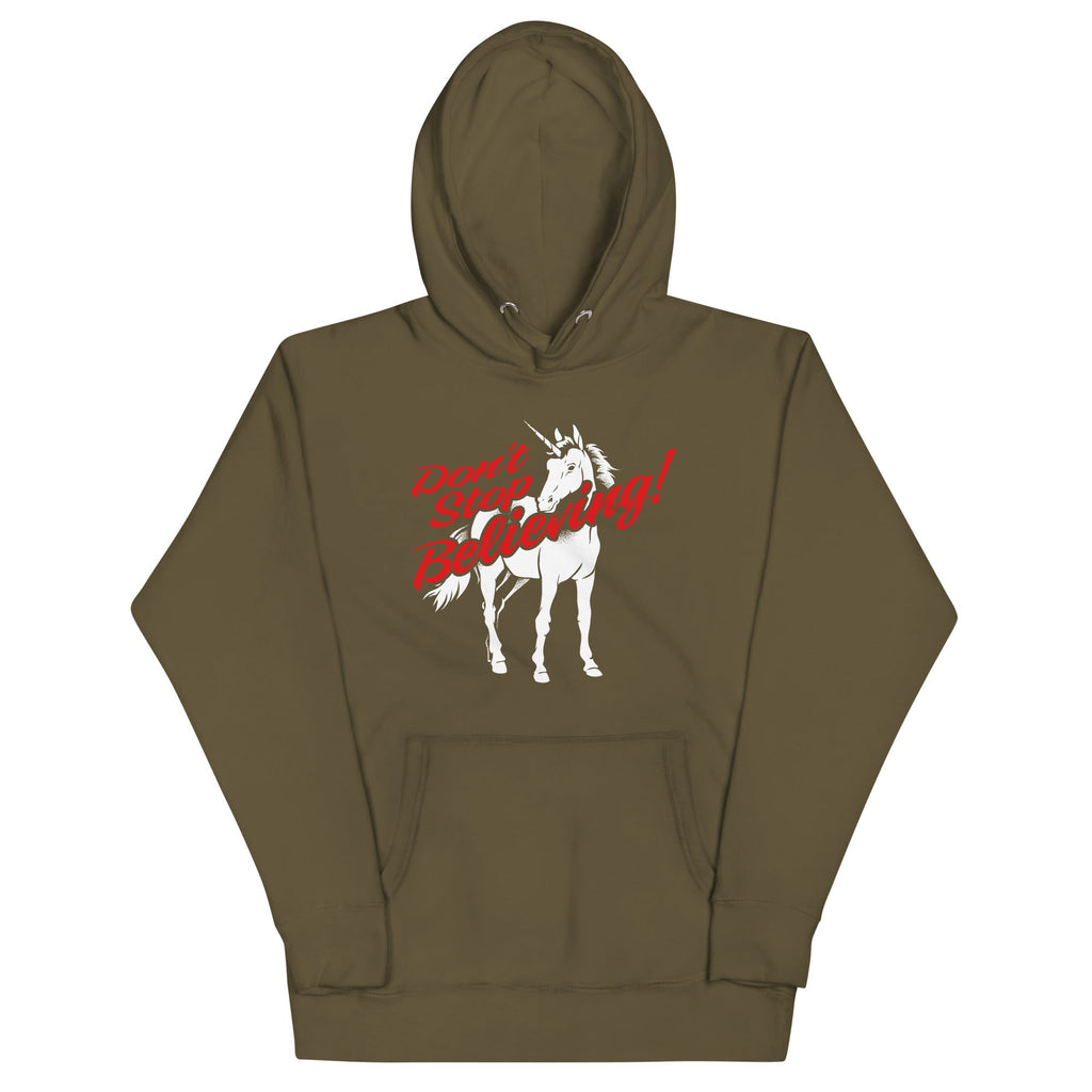 Don't Stop Believing Unicorn Unisex Hoodie product image 5
