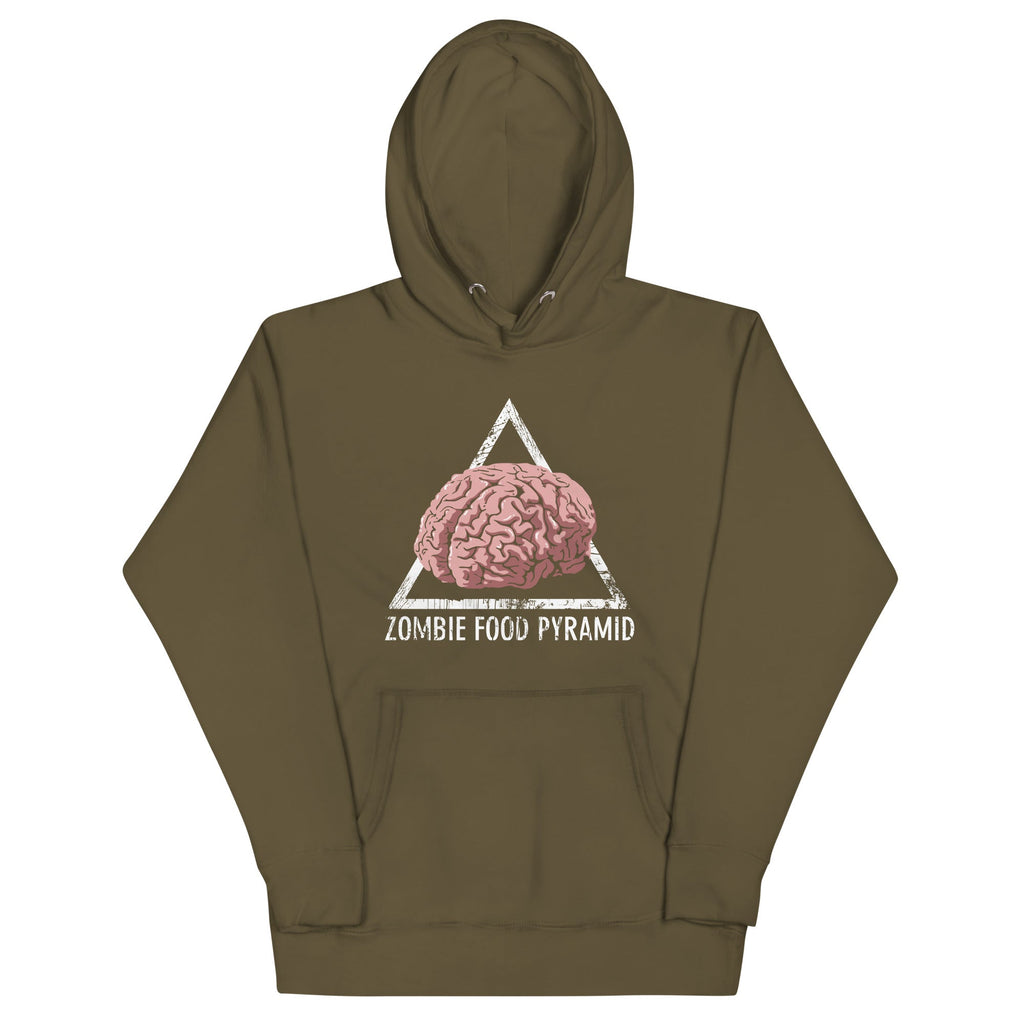 Zombie Food Pyramid Unisex Hoodie product image 7