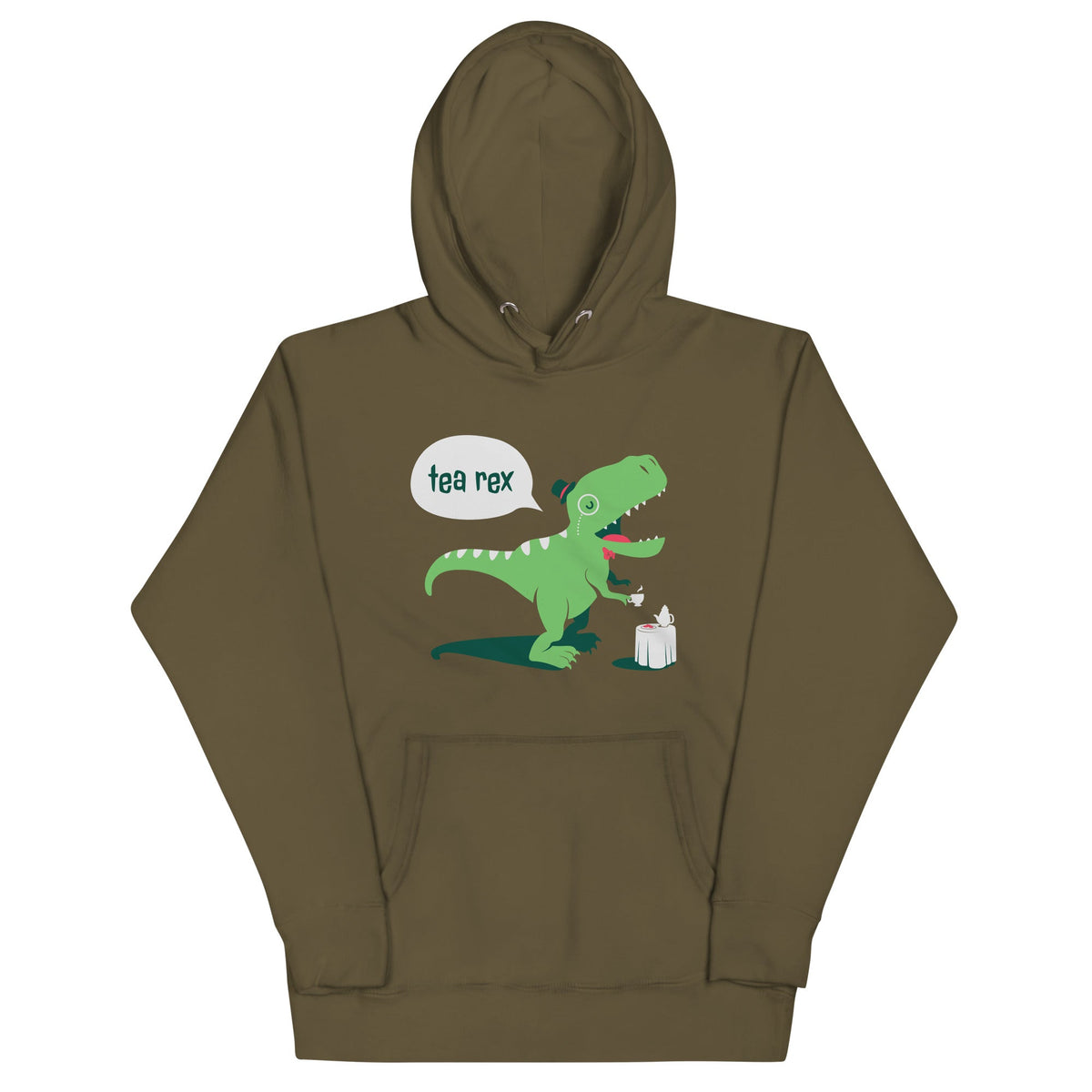 Tea Rex Unisex Hoodie product image 6