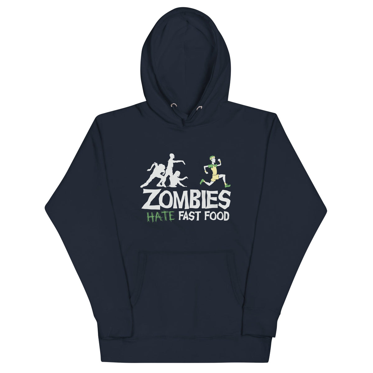 Zombies Hate Fast Food Unisex Hoodie product image 1