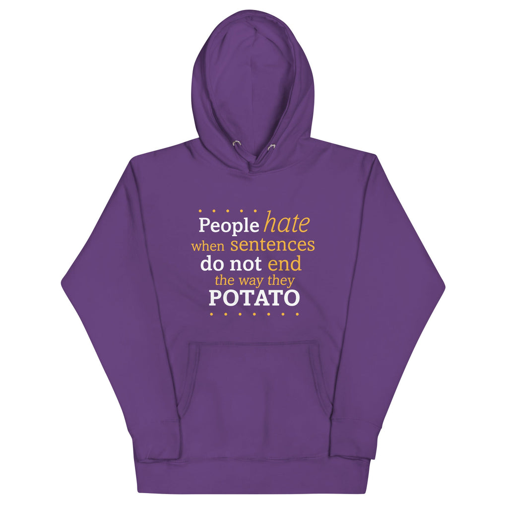 Sentences That End In Potato Unisex Hoodie product image 6