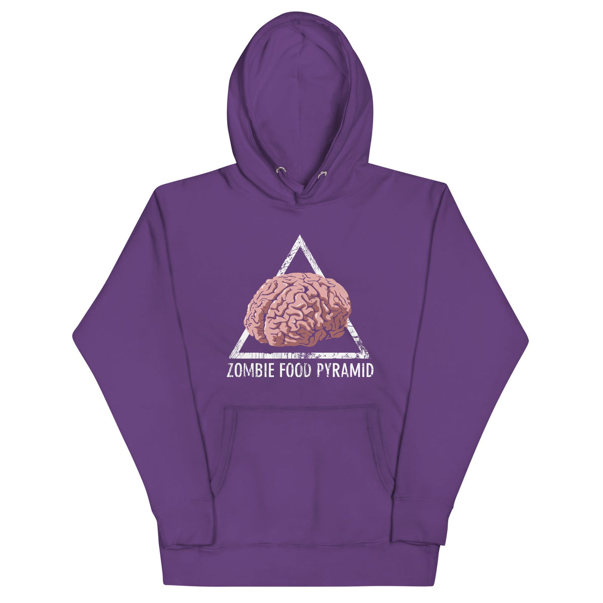 Zombie Food Pyramid Unisex Hoodie product image 5