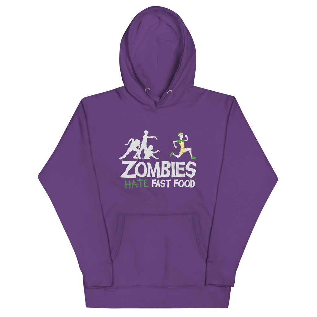 Zombies Hate Fast Food Unisex Hoodie product image 6
