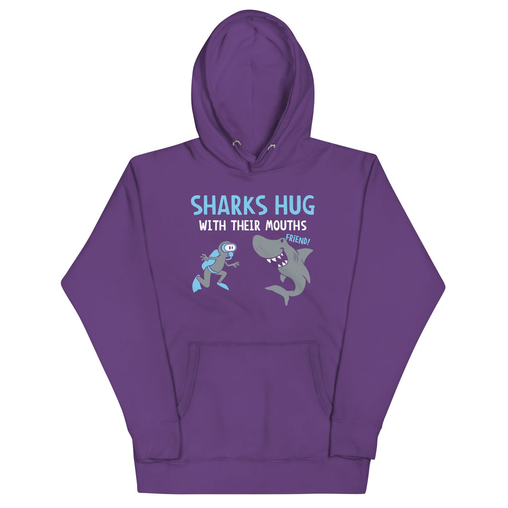Sharks Hug With Their Mouths Unisex Hoodie product image 4