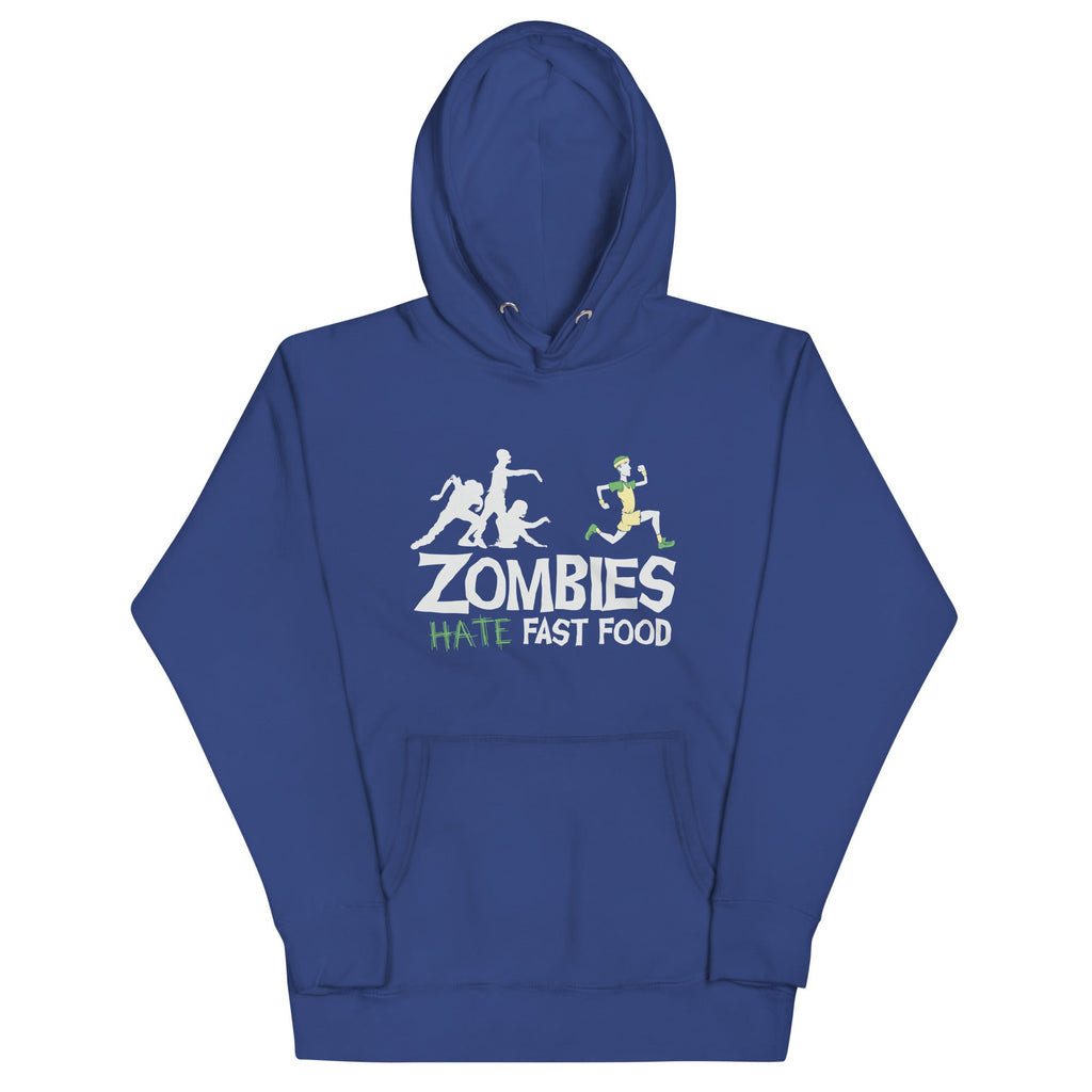 Zombies Hate Fast Food Unisex Hoodie product image 5