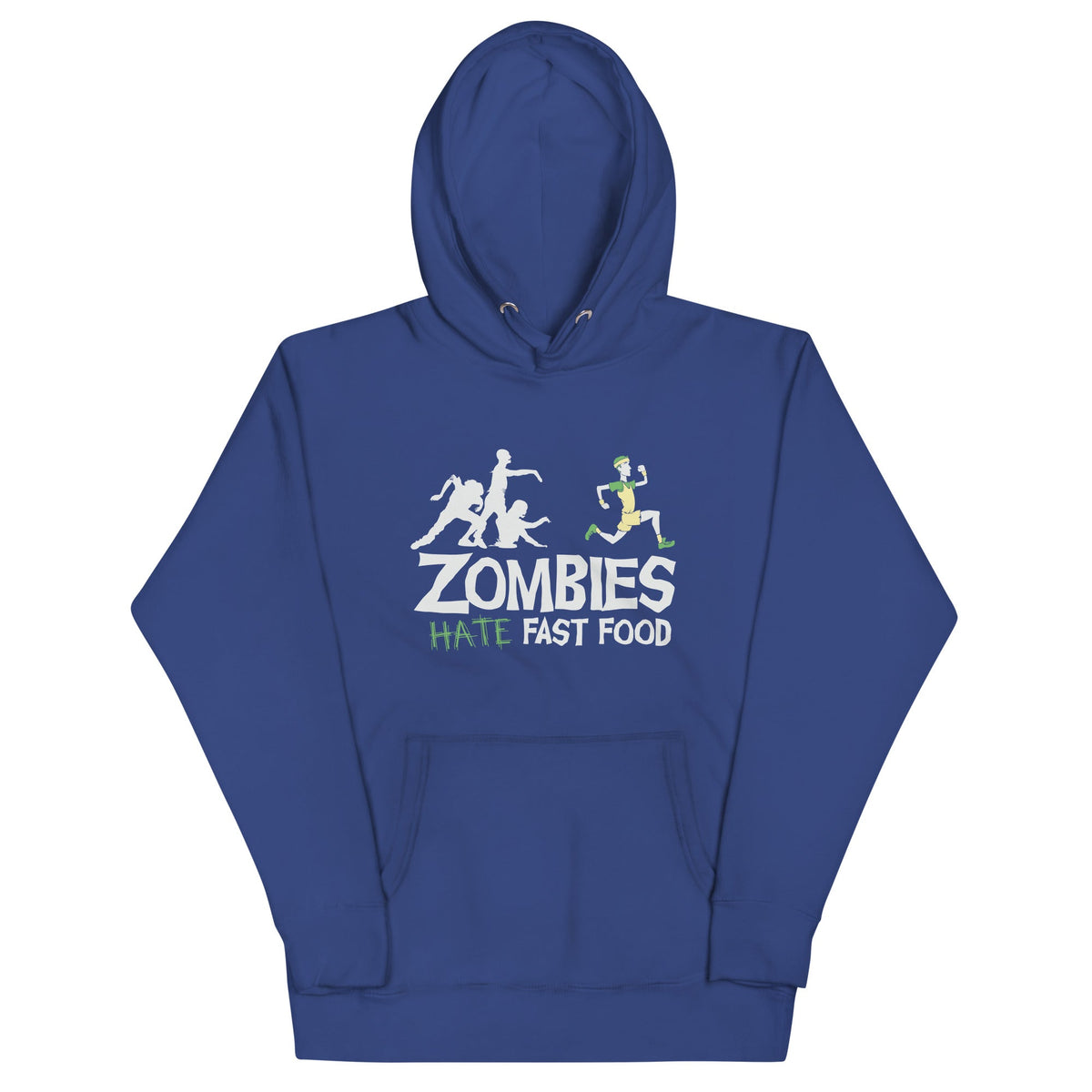 Zombies Hate Fast Food Unisex Hoodie product image 5