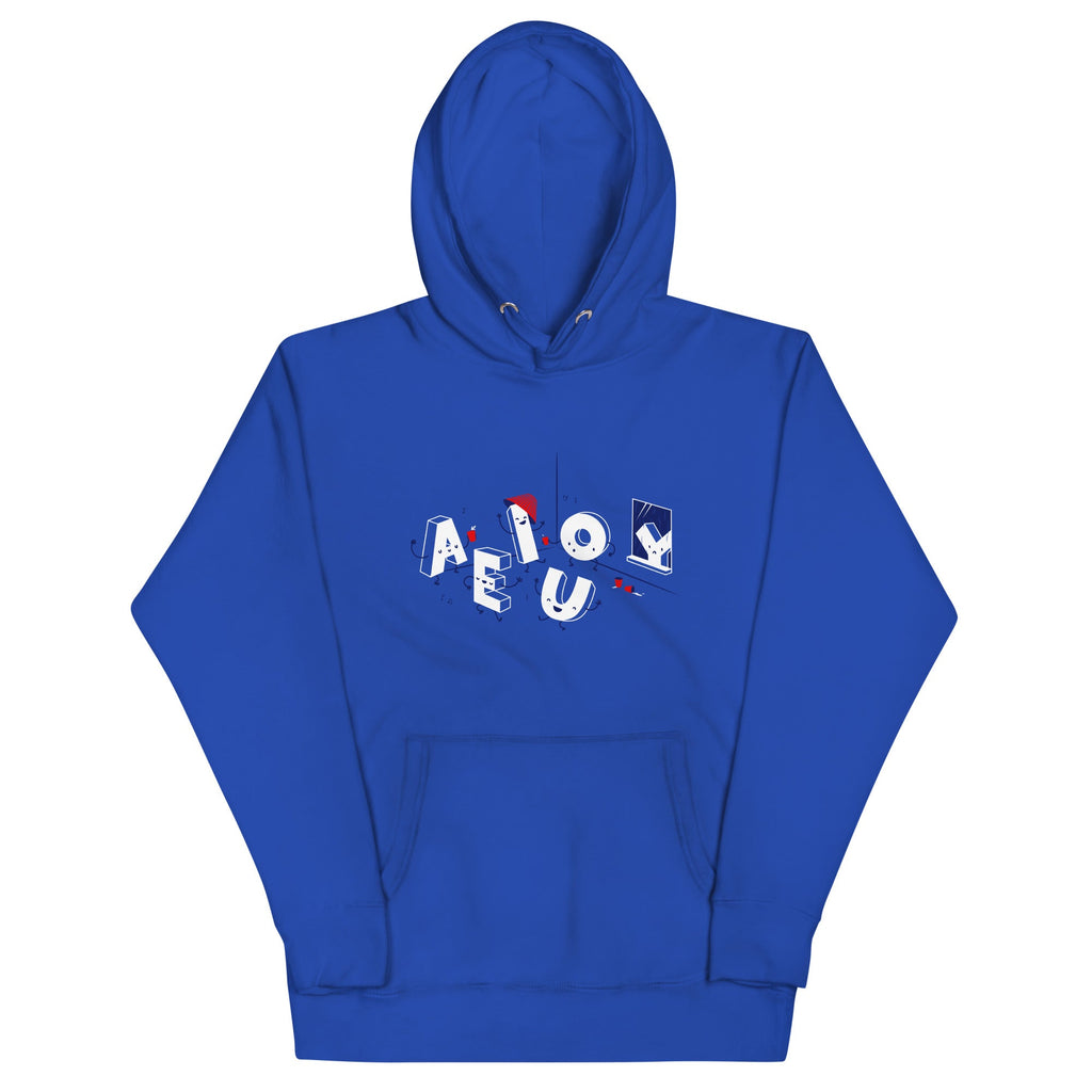 Vowel Party Time Unisex Hoodie product image 4