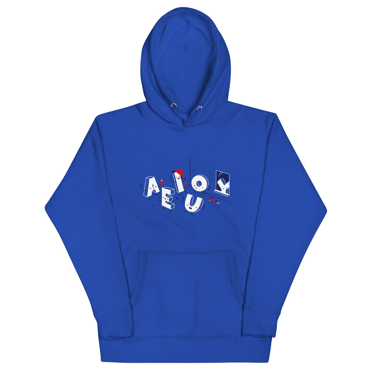 Vowel Party Time Unisex Hoodie product image 4