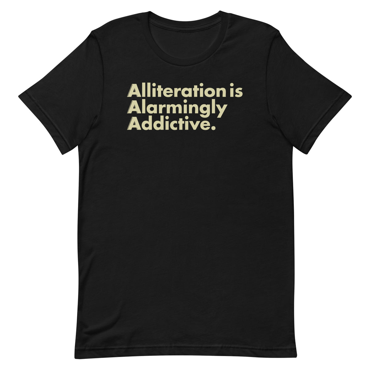Alliteration Is Alarmingly Addictive Men's Signature Tee product image 2