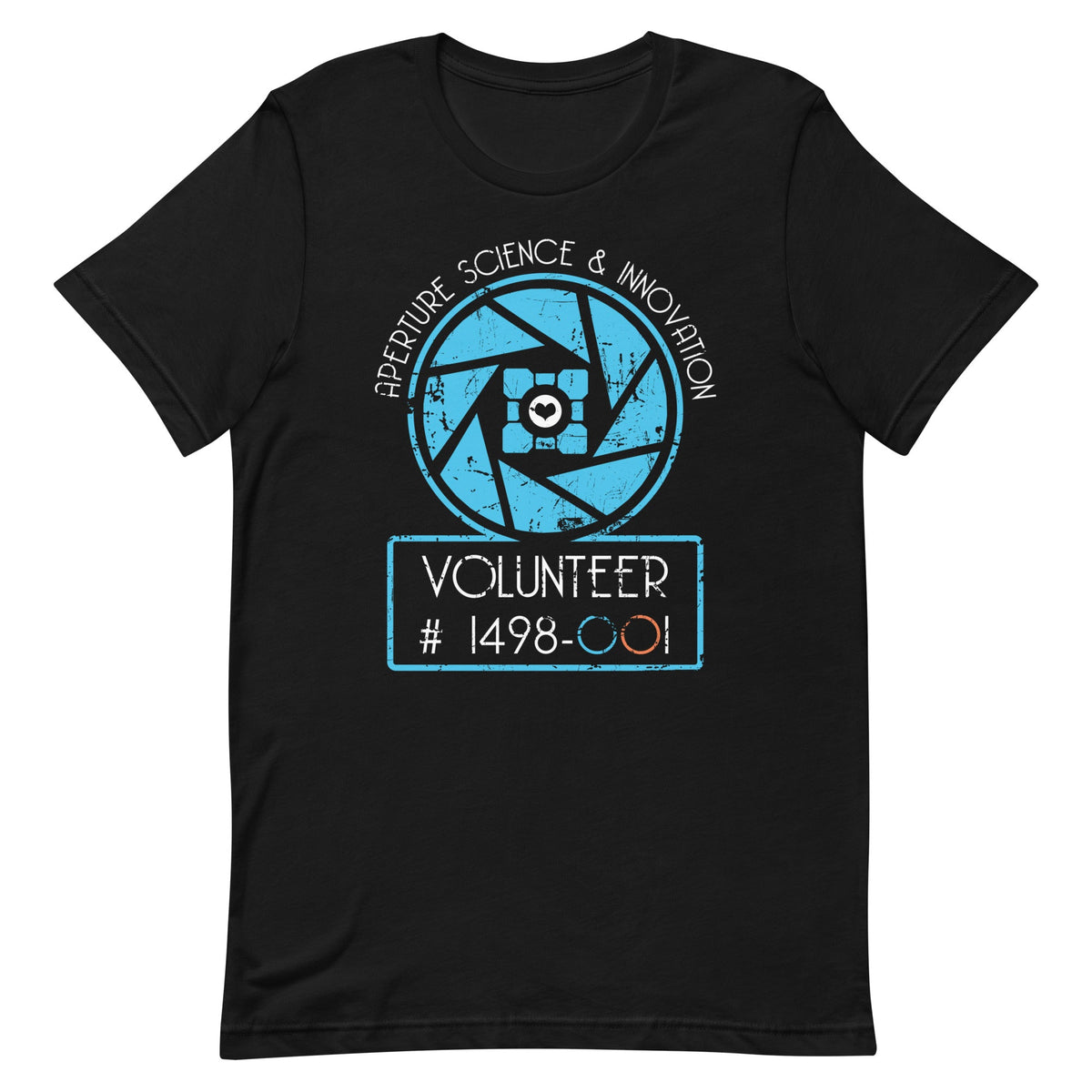 Aperture Science Volunteer Men's Signature Tee product image 1