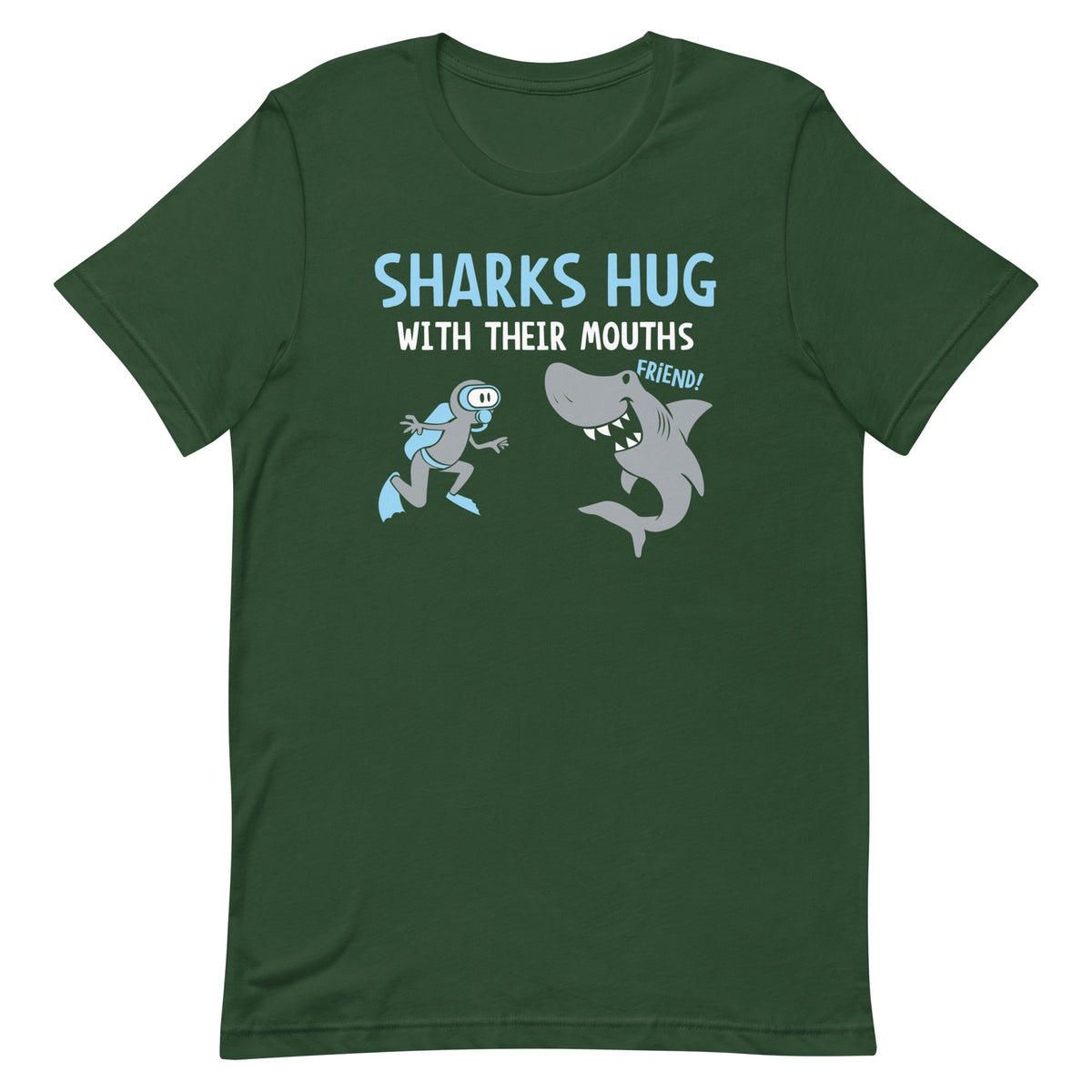 Sharks Hug With Their Mouths Men's Signature Tee product image 3