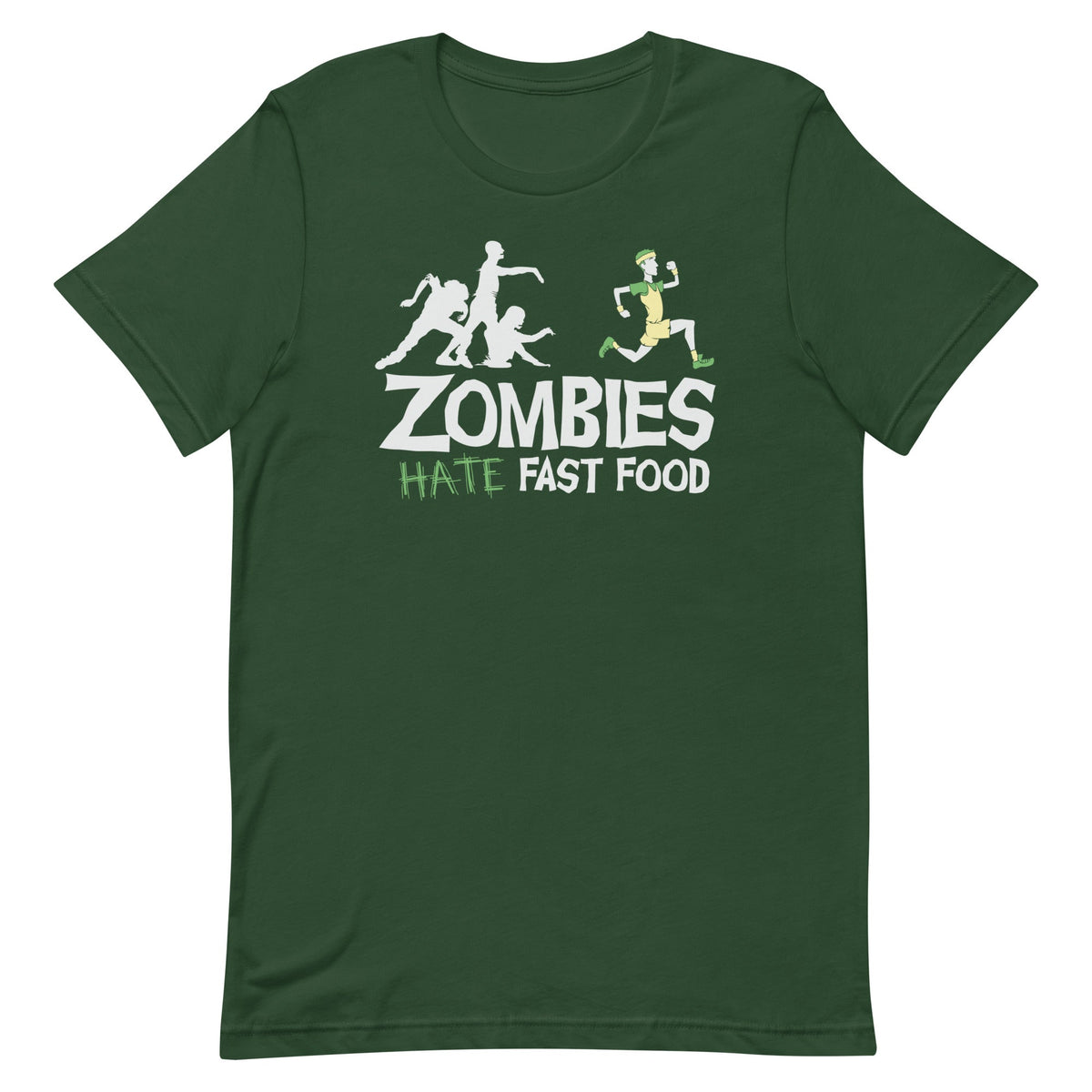 Zombies Hate Fast Food Men's Signature Tee product image 4
