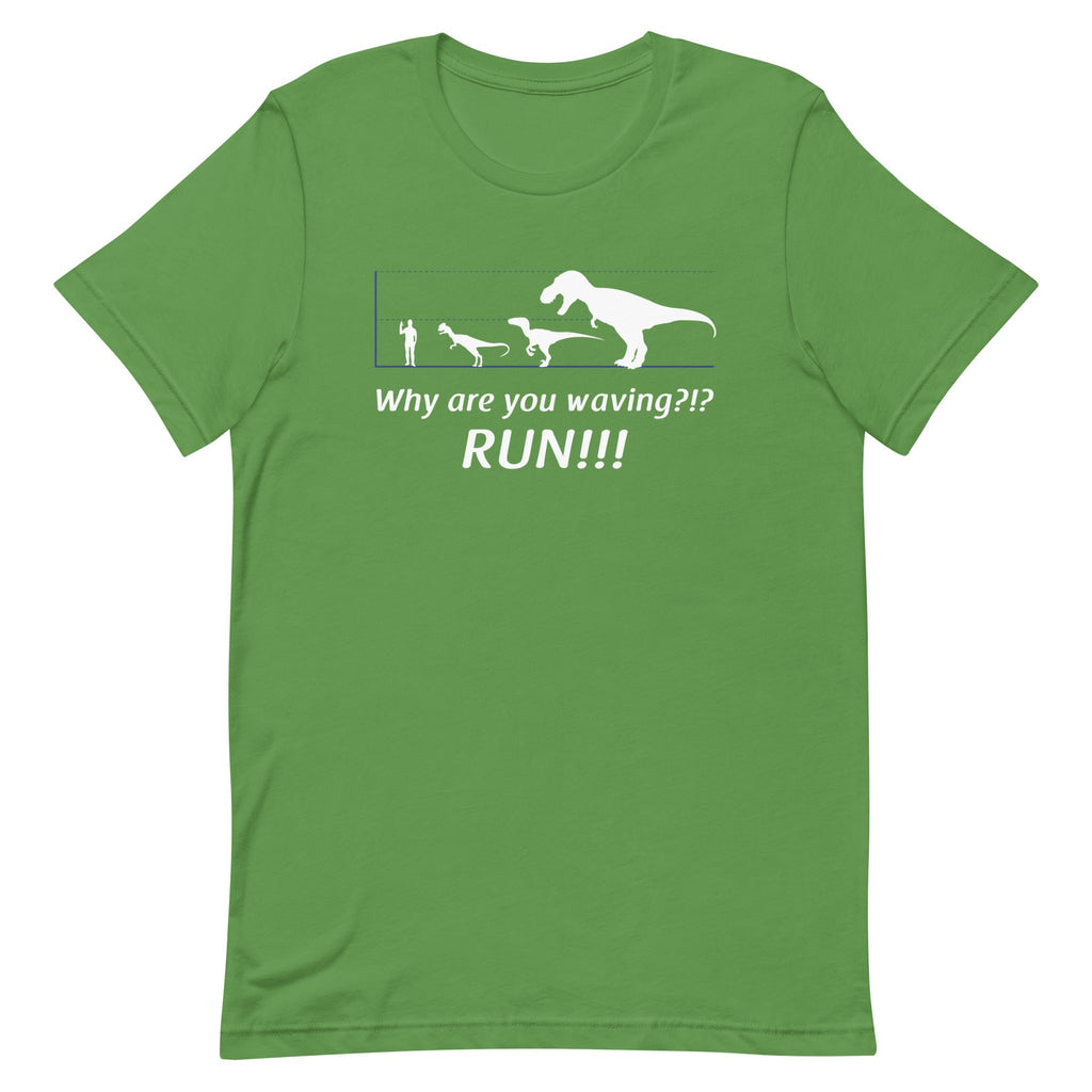 Why Are You Waving? Run! Men's Signature Tee product image 2