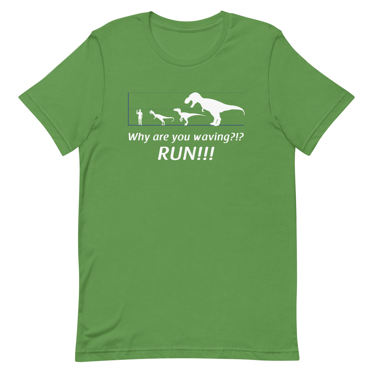 Why Are You Waving? Run! Men's Signature Tee product image 2