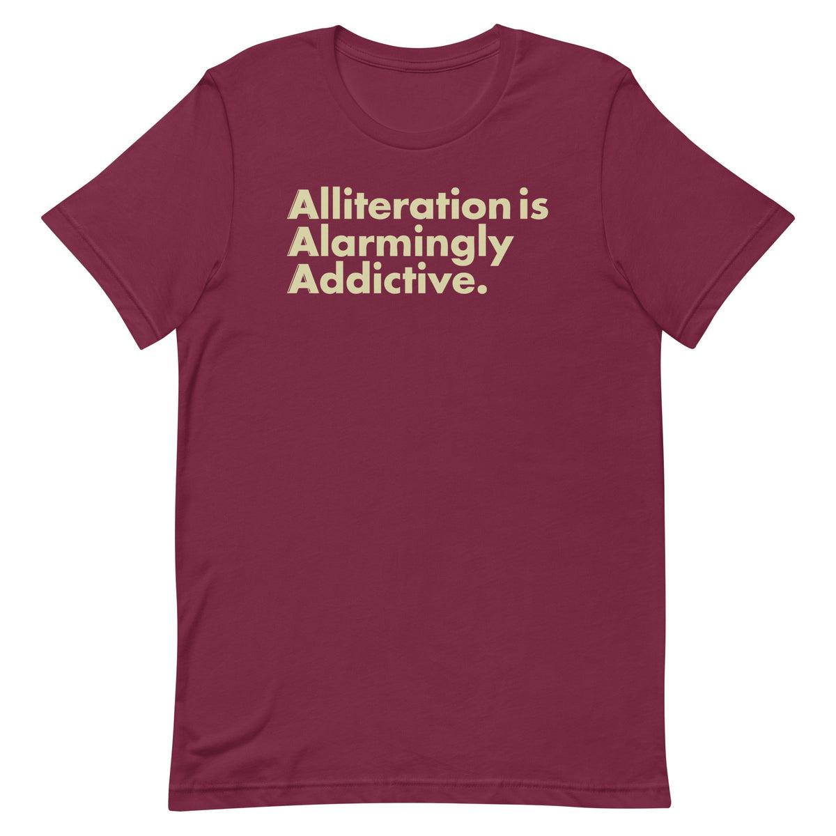 Alliteration Is Alarmingly Addictive Men's Signature Tee product image 4