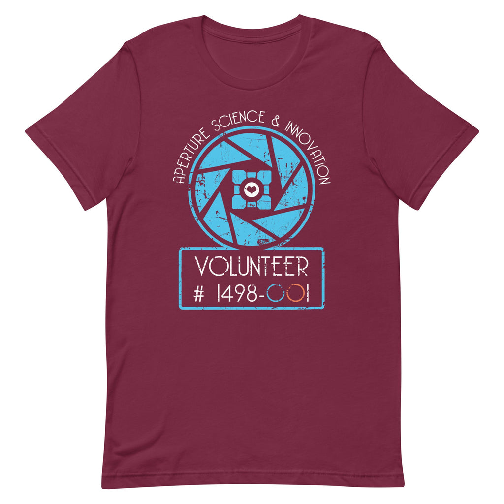 Aperture Science Volunteer Men's Signature Tee product image 3