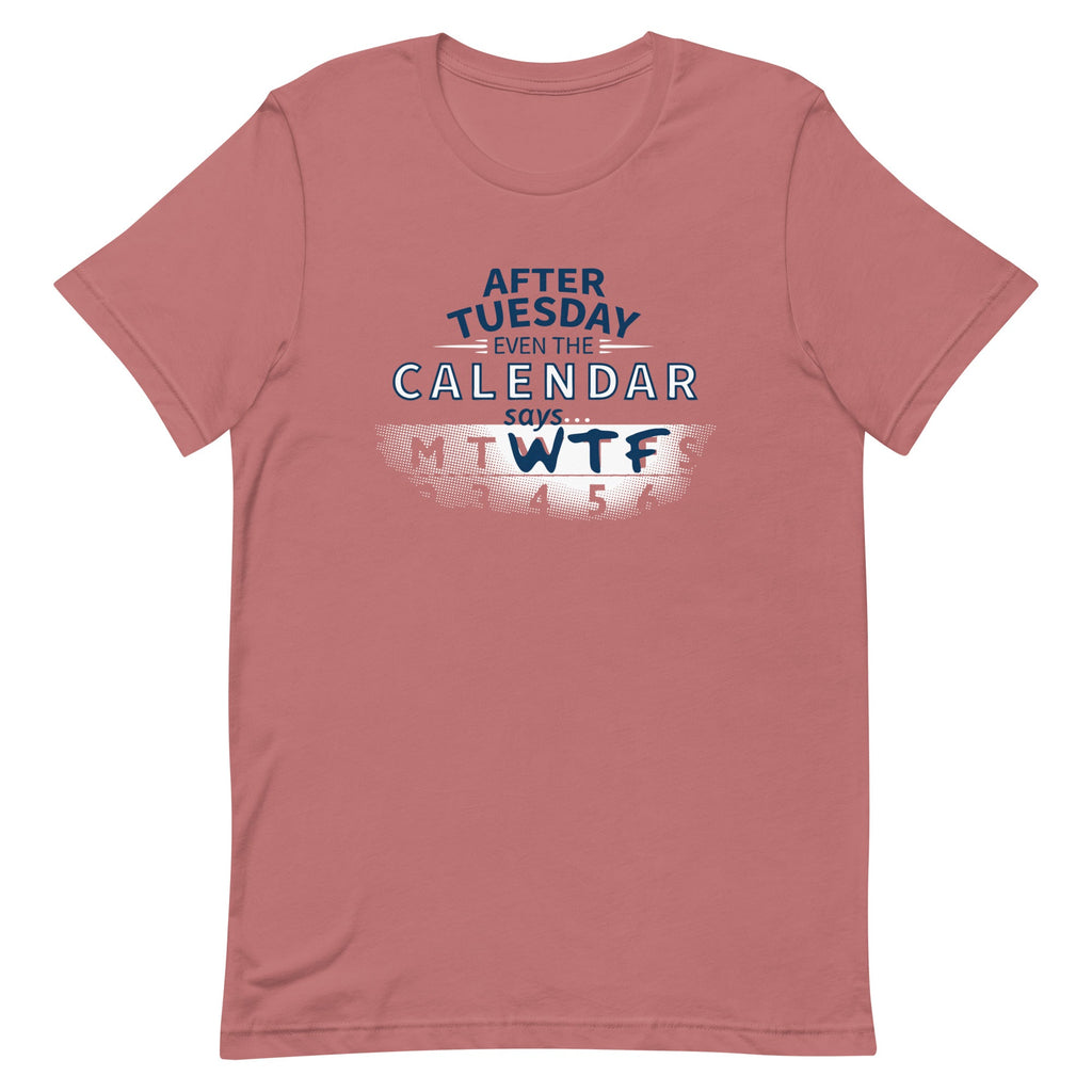 After Tuesday Even The Calendar Says WTF Men's Signature Tee product image 2