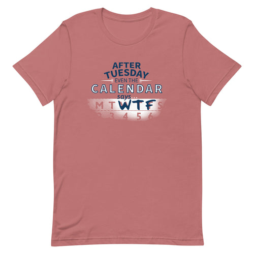 After Tuesday Even The Calendar Says WTF Men's Signature Tee product image 2