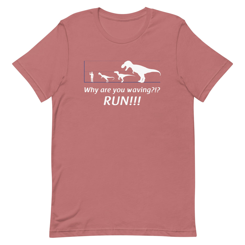 Why Are You Waving? Run! Men's Signature Tee product image 4