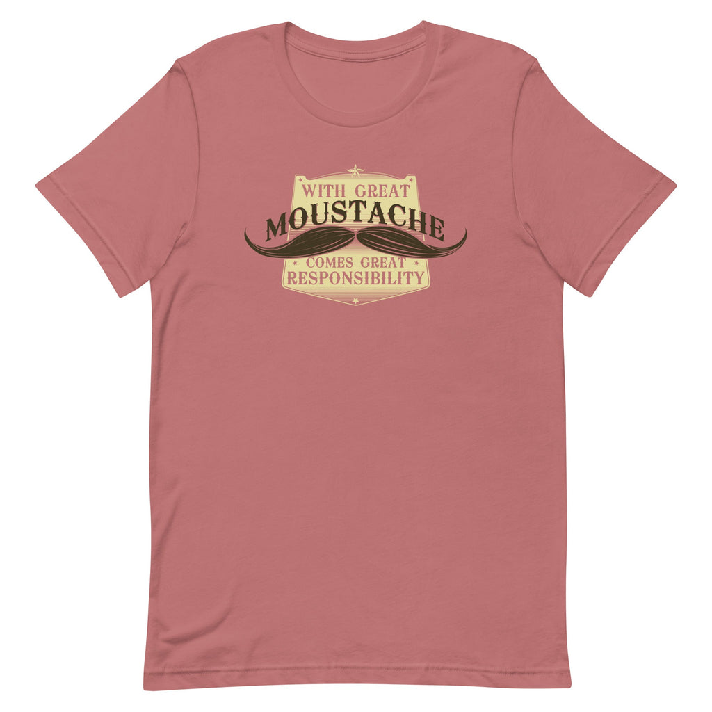 With Great Moustache Men's Signature Tee product image 2