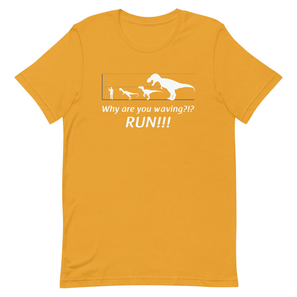 Why Are You Waving? Run! Men's Signature Tee product image 3