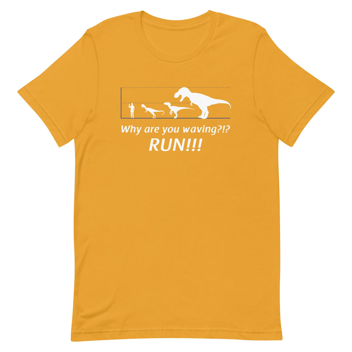 Why Are You Waving? Run! Men's Signature Tee product image 3