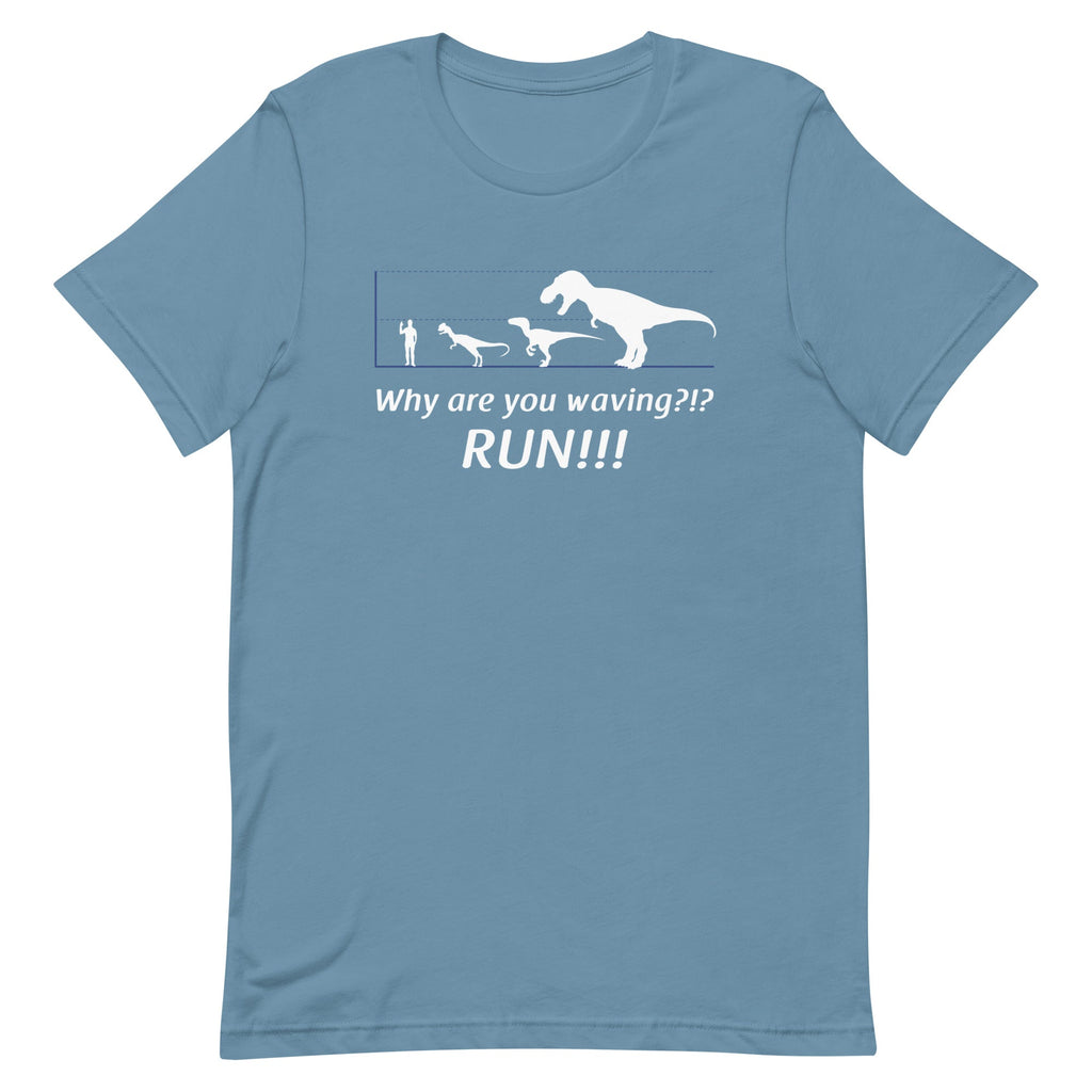 Why Are You Waving? Run! Men's Signature Tee product image 1