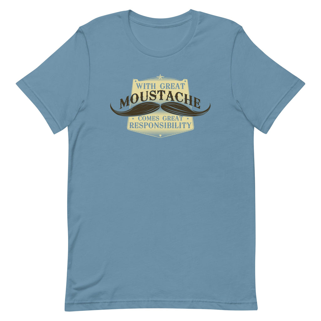 With Great Moustache Men's Signature Tee product image 3