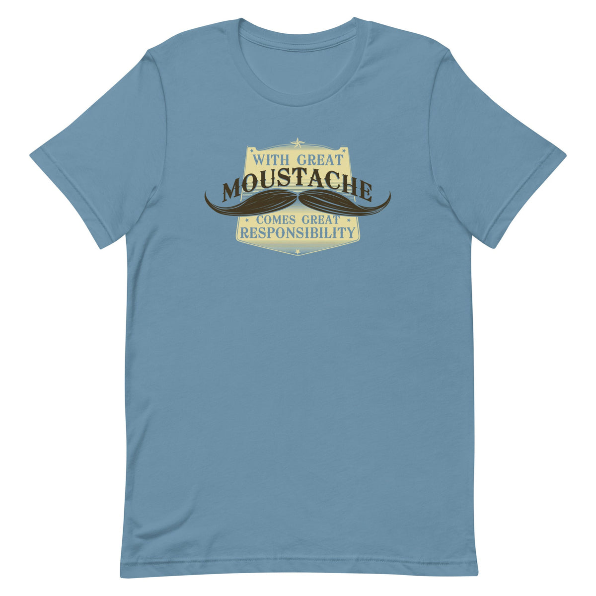 With Great Moustache Men's Signature Tee product image 3