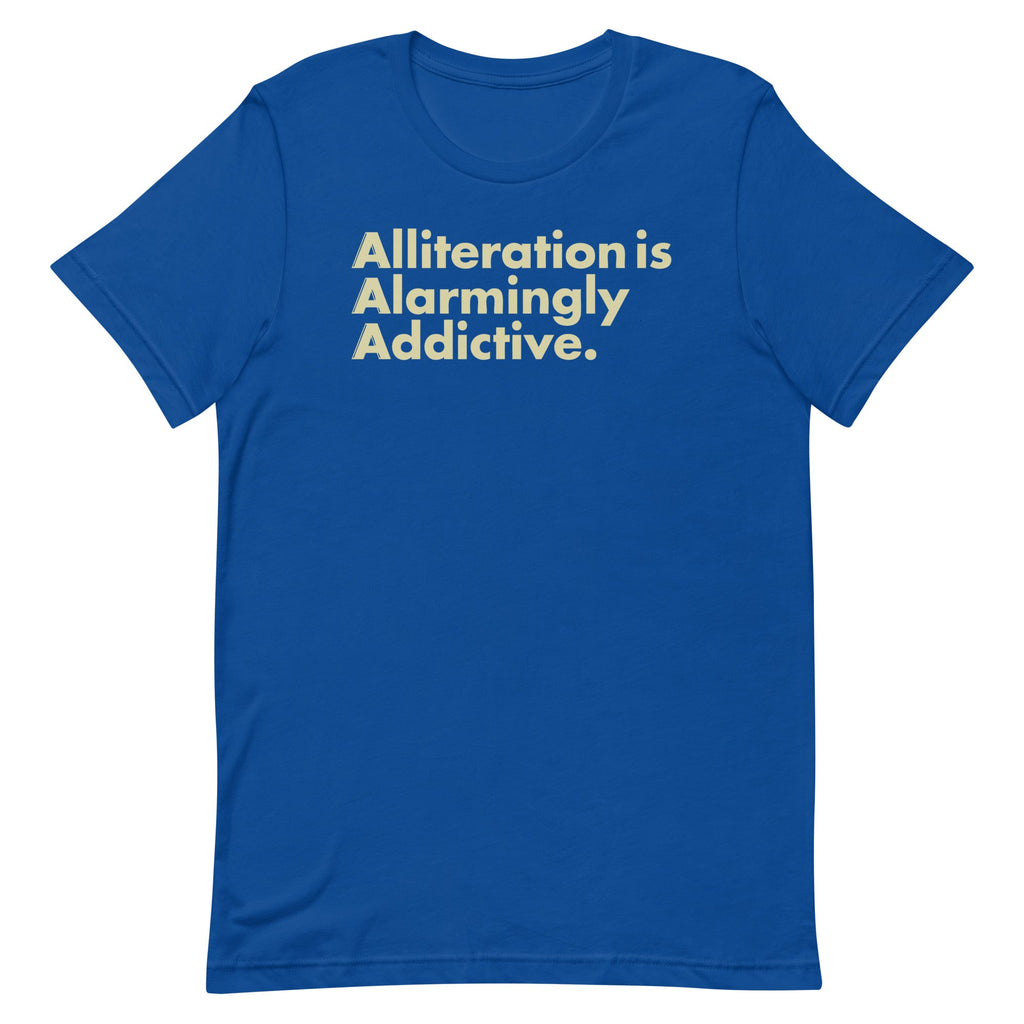 Alliteration Is Alarmingly Addictive Men's Signature Tee product image 5