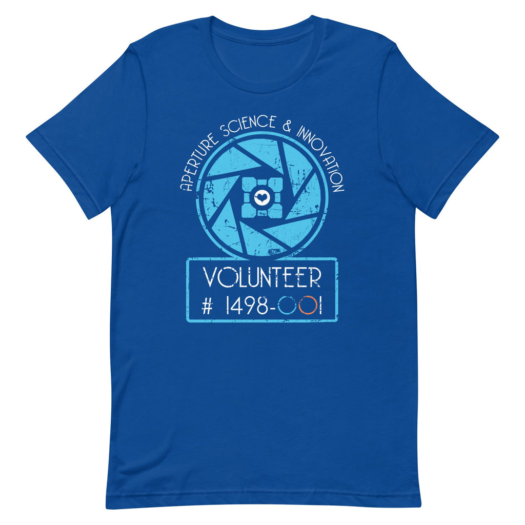 Aperture Science Volunteer Men's Signature Tee product image 5