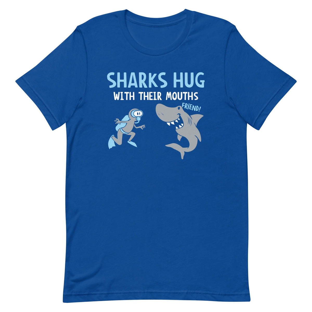 Sharks Hug With Their Mouths Men's Signature Tee product image 4