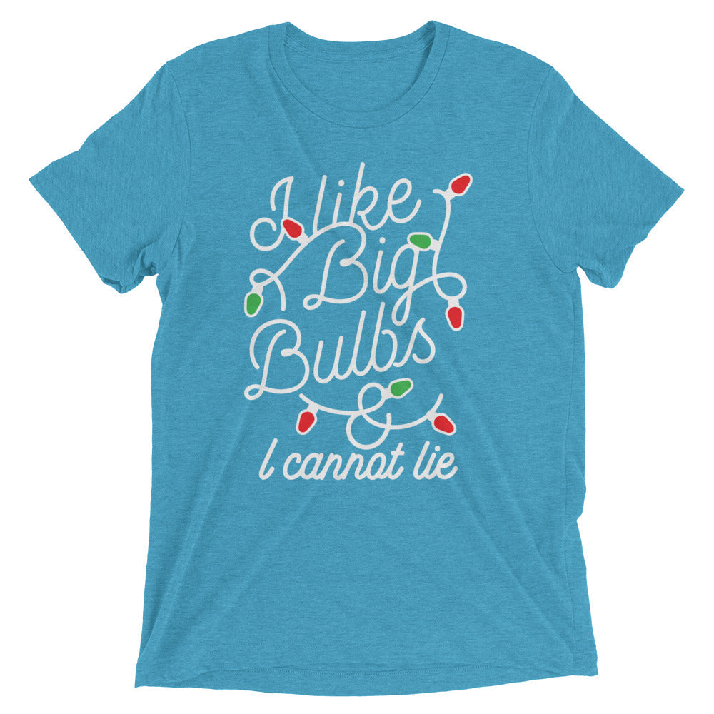 I Like Big Bulbs & I Cannot Lie Men's Tri-Blend Tee product image 7