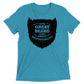 With Great Beard Comes Responsibility Men's Tri-Blend Tee product image 1