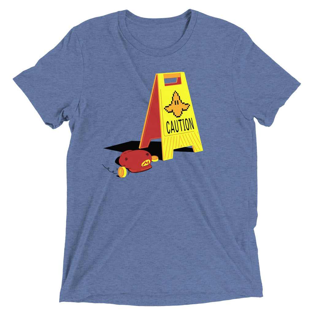 Caution Banana Men's Tri-Blend Tee product image 1