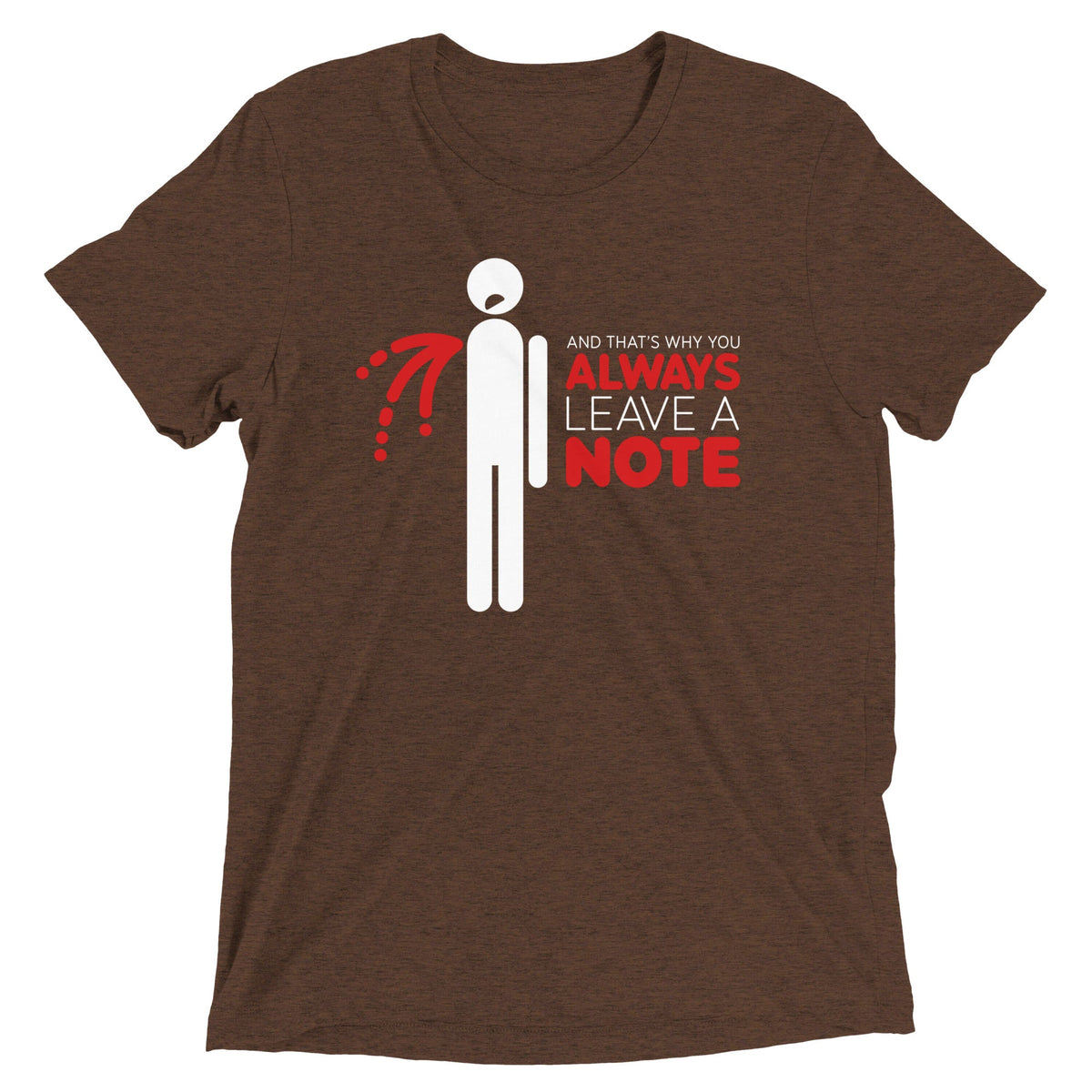 Always Leave A Note Men's Tri-Blend Tee product image 3