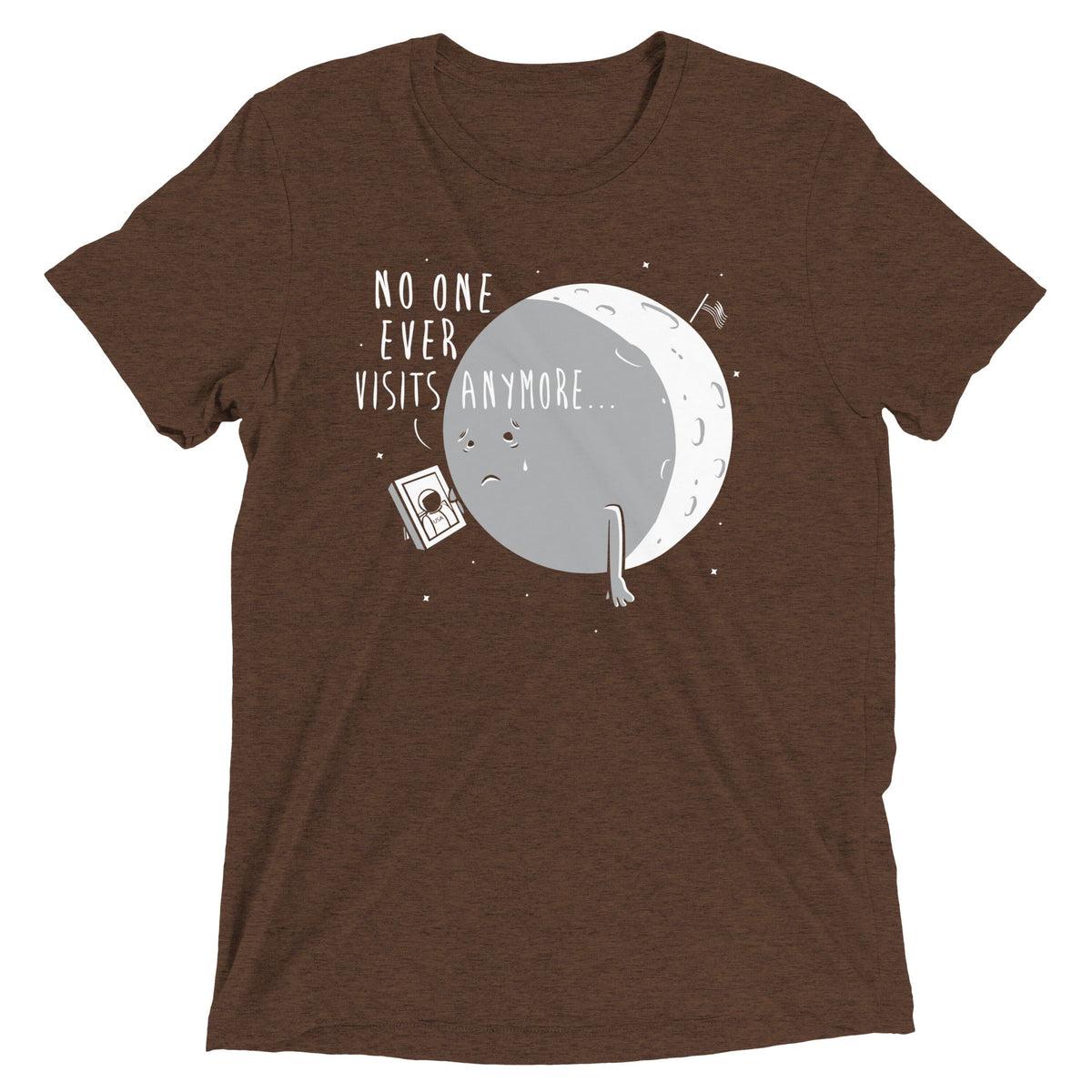 No One Ever Visits Anymore Men's Tri-Blend Tee product image 1