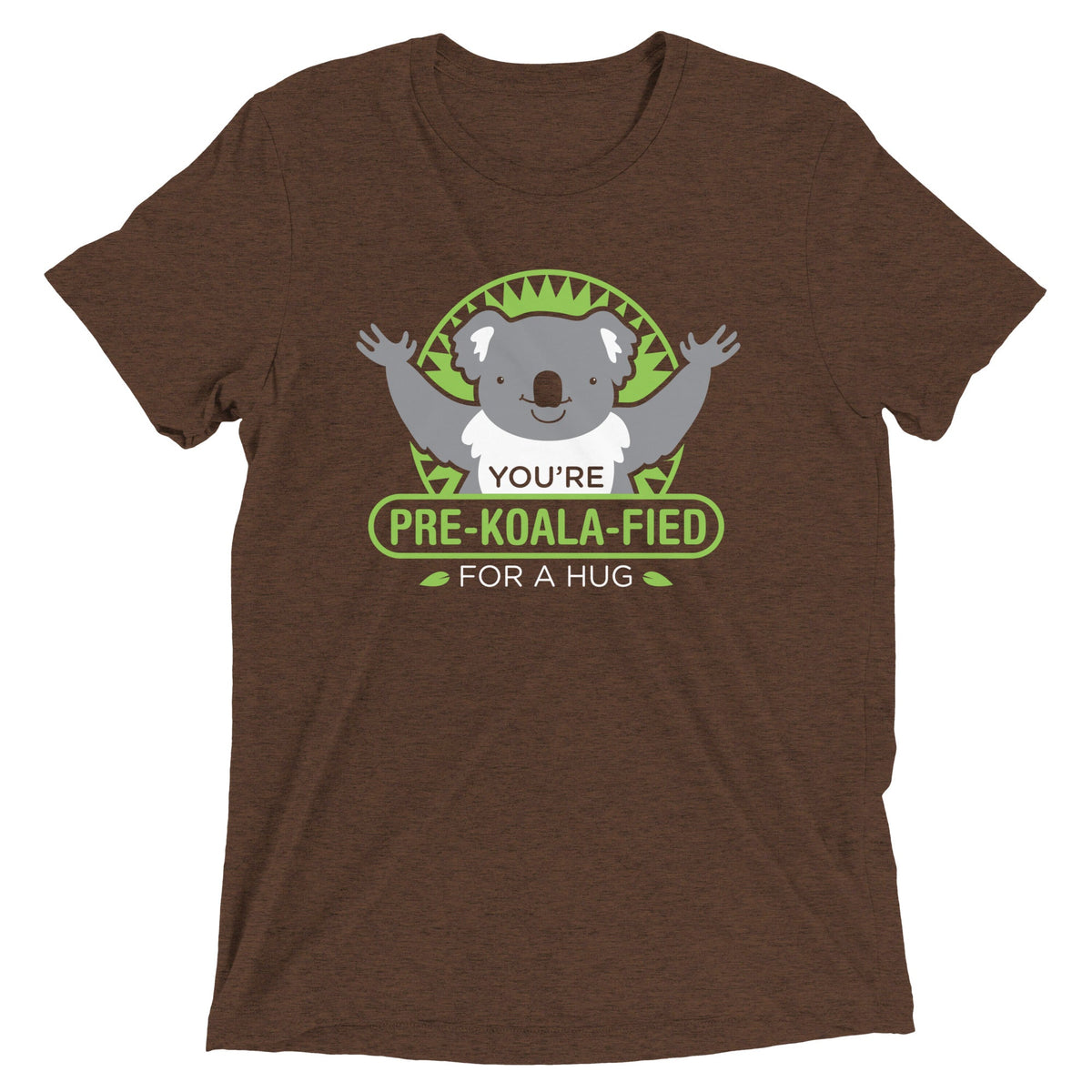 You're Pre-Koala-Fied For A Hug Men's Tri-Blend Tee product image 1