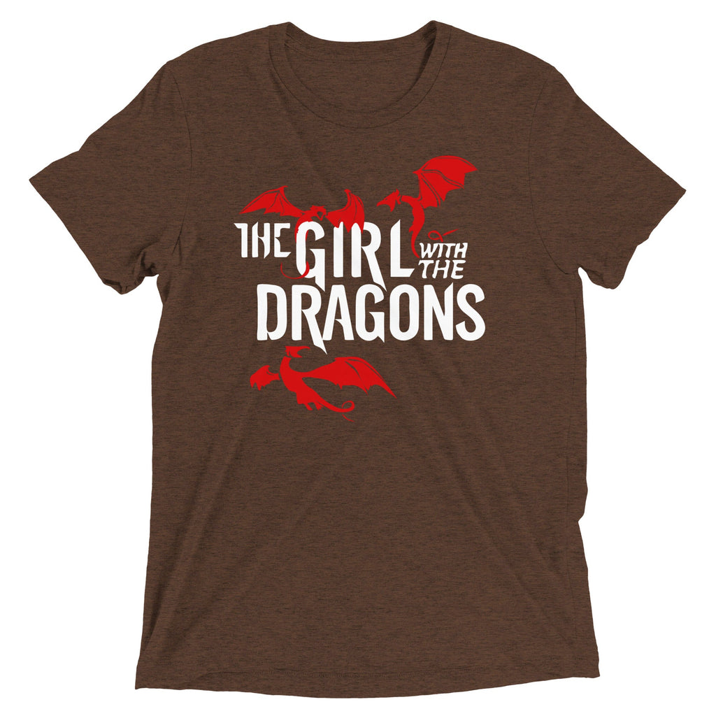 The Girl With Dragons Men's Tri-Blend Tee product image 3