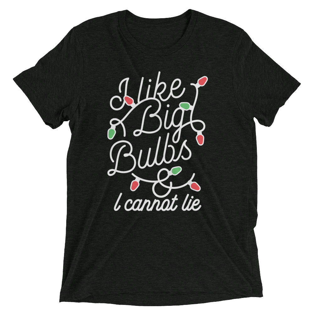 I Like Big Bulbs & I Cannot Lie Men's Tri-Blend Tee product image 2