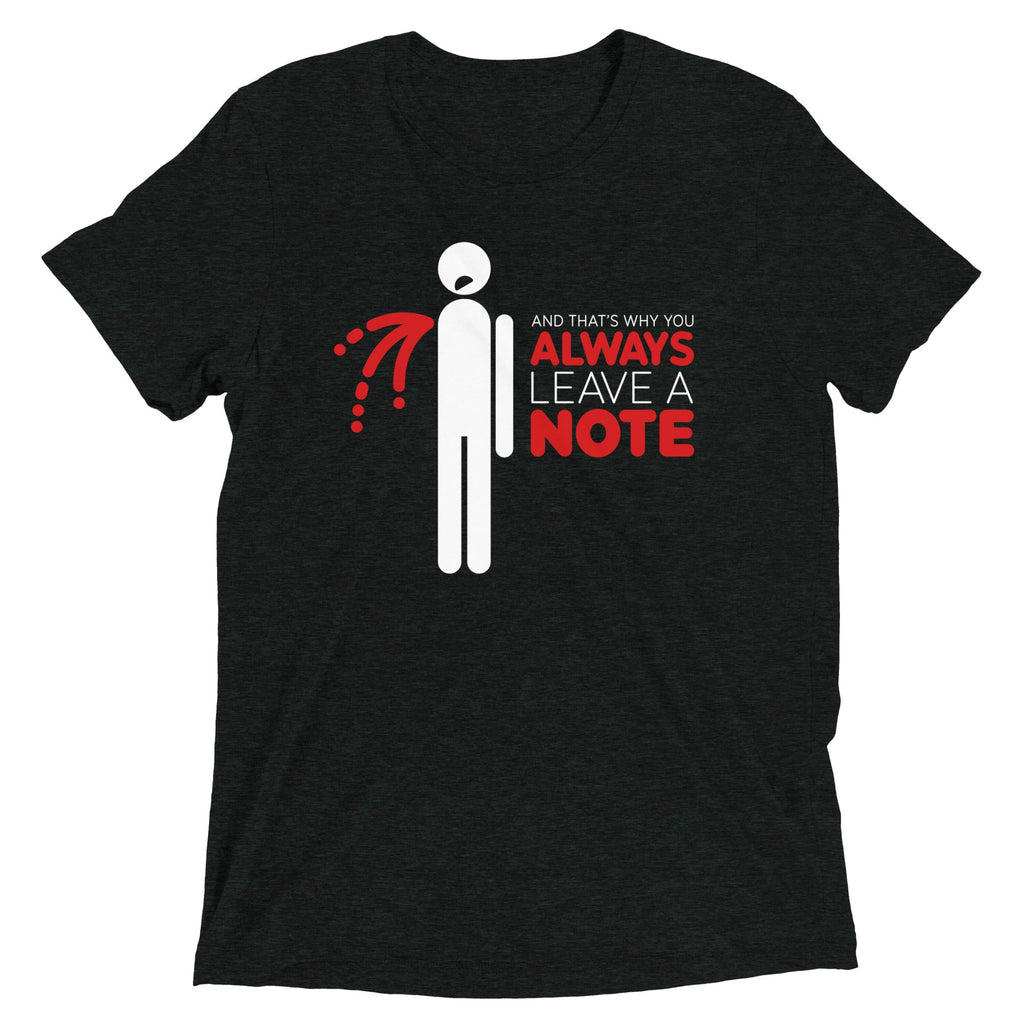 Always Leave A Note Men's Tri-Blend Tee product image 1