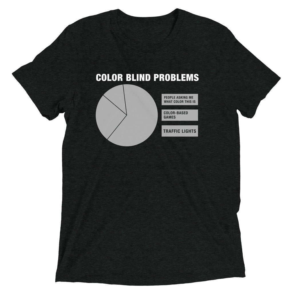 Color Blind Problems Men's Tri-Blend Tee product image 1