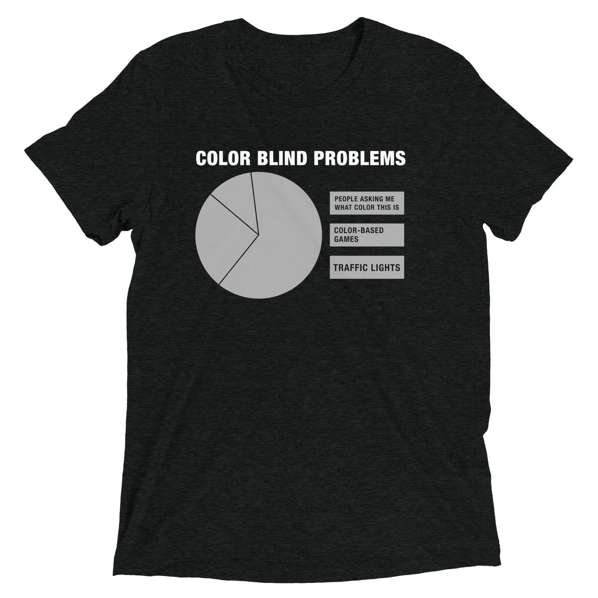 Color Blind Problems Men's Tri-Blend Tee product image 1
