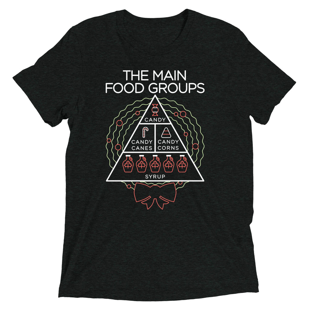 The Main Food Groups Men's Tri-Blend Tee product image 2