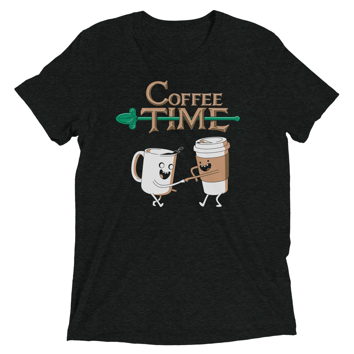 Coffee Time Men's Tri-Blend Tee product image 2